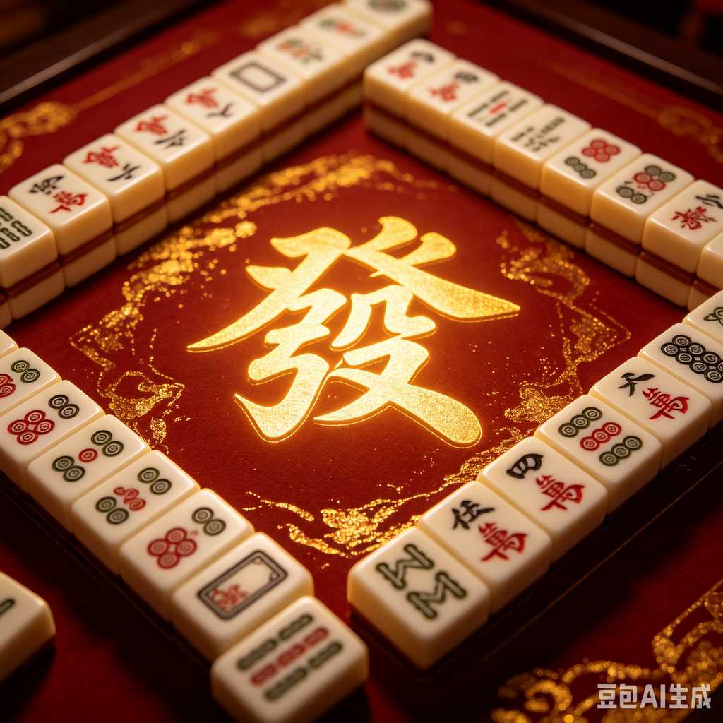 unique text mahjong tiles design