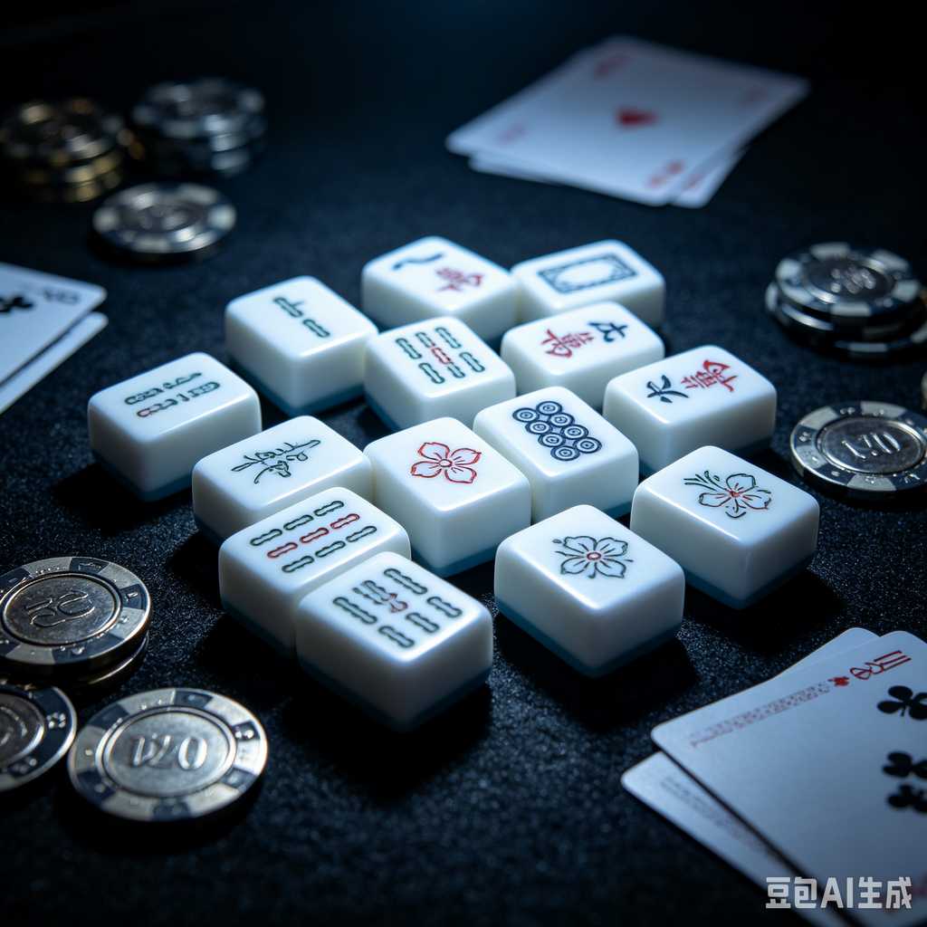 colorful mini mahjong tiles